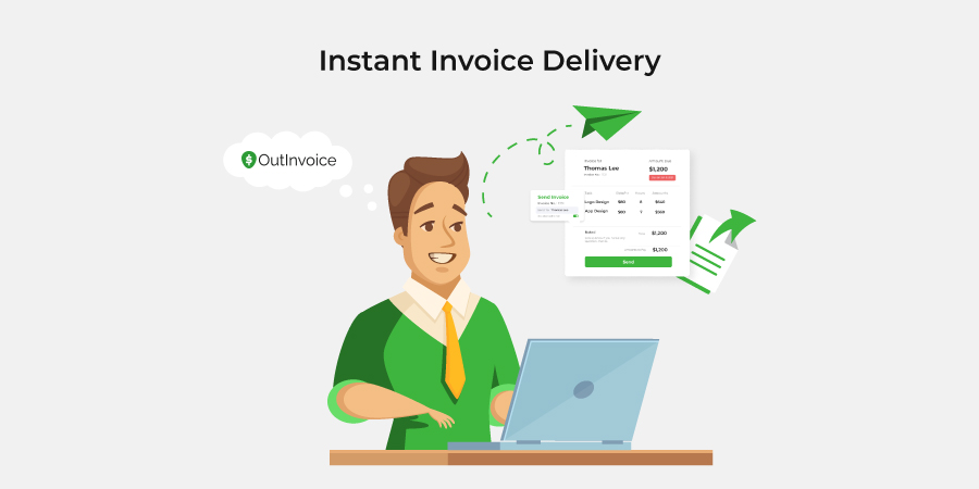 instant invoice delivery